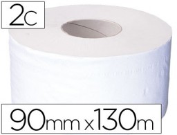 Rollo papel higiénico Jumbo 2 capas reciclado 130m.